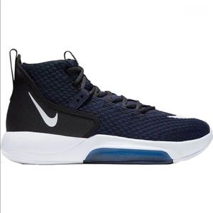 Nike ZM rize navy basketball shoes
